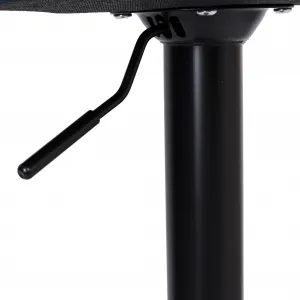 Arako Black dark green Velvet bar hocker