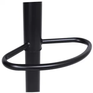 Arako Black dark green Velvet bar hocker