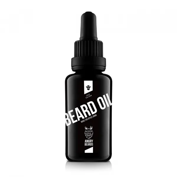 Olej na bradu a fúzy 30 ml Angry Beards Balenie: Jack Saloon 30 ml