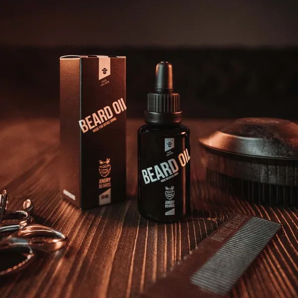 Olej na bradu a fúzy 30 ml Angry Beards Balenie: Jack Saloon 30 ml