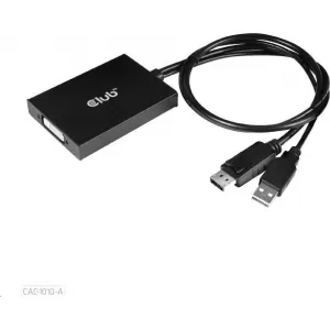 Club 3D Club3D Adaptér aktivní DisplayPort na Dual Link DVI-D, USB napájení, 60cm, HDCP off, pro Apple Cinema displeje