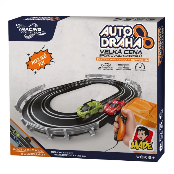 OEM Hračka autodráha délka 126 cm, 51 x 32 cm