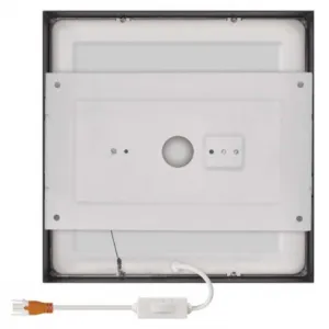 EMOS Lighting LED prisadené svietidlo, štvorec, čierne, 21W, CCT