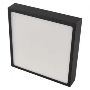 EMOS Lighting LED prisadené svietidlo, štvorec, čierne, 21W, CCT