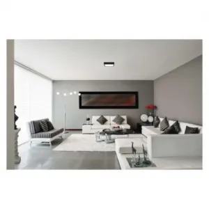 EMOS Lighting LED prisadené svietidlo, štvorec, čierne, 21W, CCT