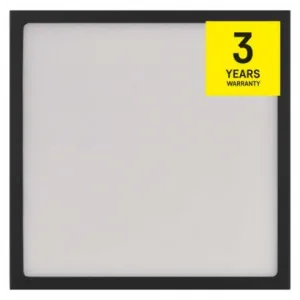 EMOS Lighting LED prisadené svietidlo, štvorec, čierne, 21W, CCT