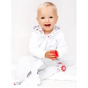 NEW BABY Semišková mikinka s kapucnou 68 (4-6m)