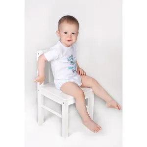 Body s potlačou New Baby Už mám 1 rok modré 80 (9-12m)