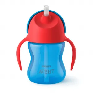 Philips Avent Hrnček so slamkou 200 ml modrý SCF78200
