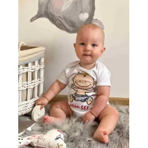 Body s potlačou New Baby MIMI ŠÉF 80 (9-12m)