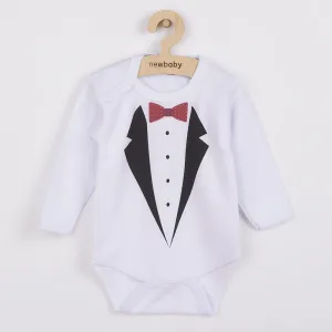Body s potlačou New Baby smoking - darčekové balenie 50