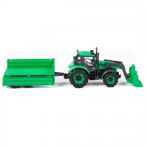 Polesie Traktor s prívesom a radlicou