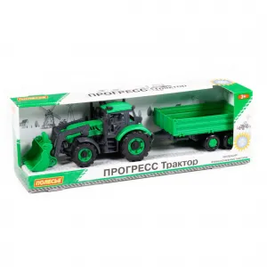 Polesie Traktor s prívesom a radlicou