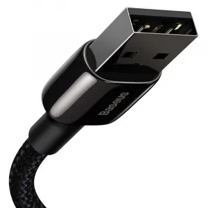 Baseus Tungsten Gold USB-Lightning kábel, 2,4A, 2m (čierny) 025646
