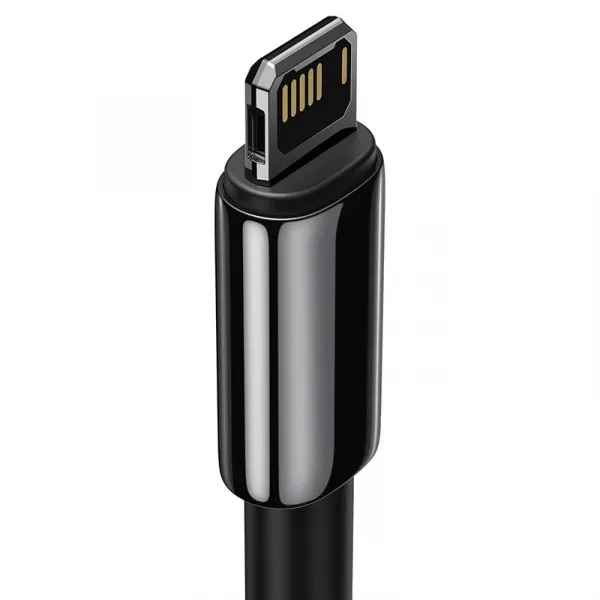 Baseus Tungsten Gold USB-Lightning kábel, 2,4A, 2m (čierny) 025646