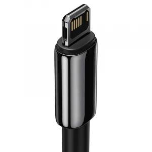 Baseus Tungsten Gold USB-Lightning kábel, 2,4A, 2m (čierny) 025646