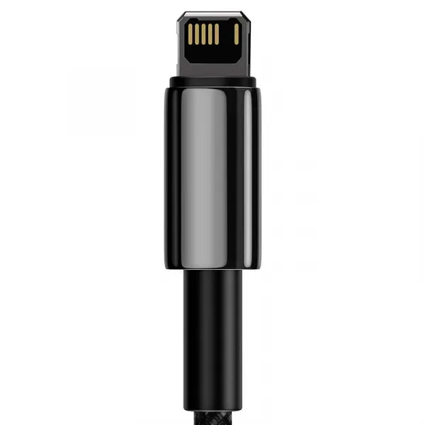 Baseus Tungsten Gold USB-Lightning kábel, 2,4A, 2m (čierny) 025646