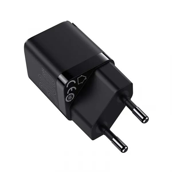 Baseus Quick Nabíjací adaptér USB-C 30W, Čierny