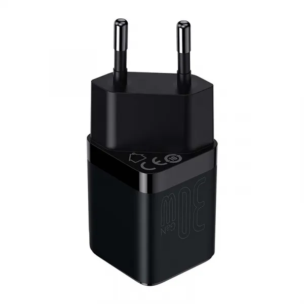 Baseus Quick Nabíjací adaptér USB-C 30W, Čierny