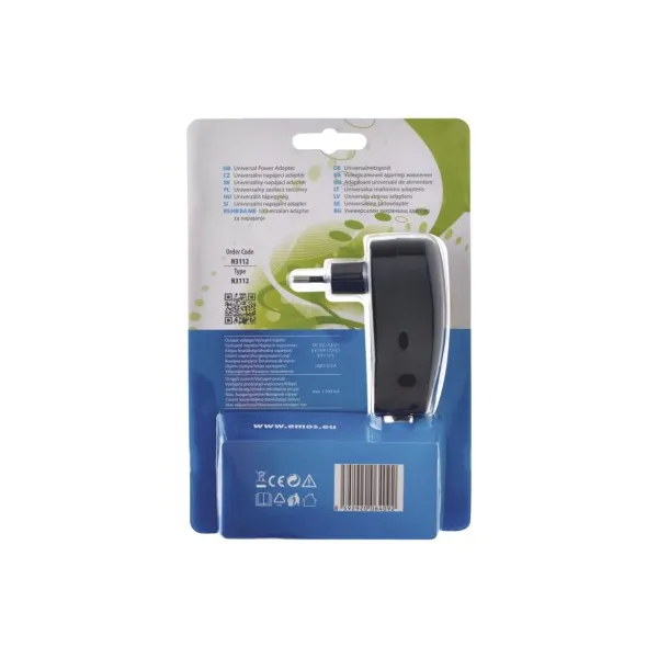 EMOS UNIVERZÁLNÍ NAPÁJECÍ ZDROJ 3-12V/1.500mAh