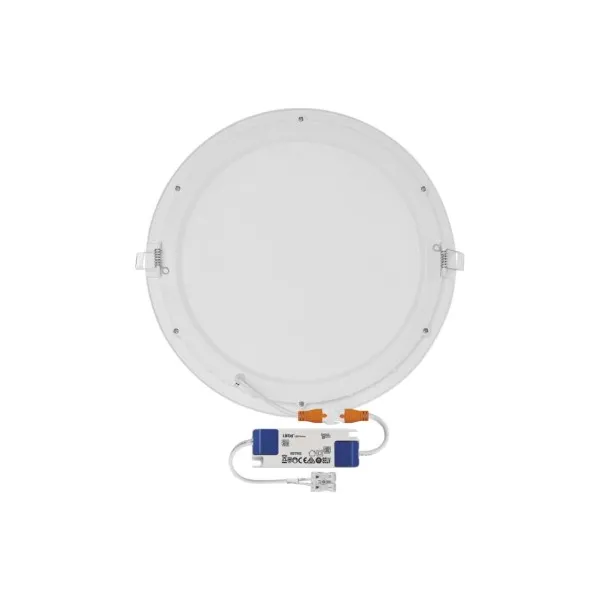 EMOS Lighting LED vstavané svietidlo NEXXO, kruhové, biely, 24W, teplá biela