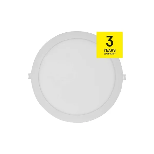EMOS Lighting LED vstavané svietidlo NEXXO, kruhové, biely, 24W, teplá biela