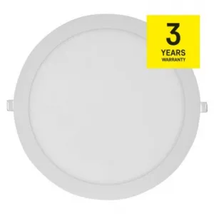 EMOS Lighting LED vstavané svietidlo NEXXO, kruhové, biely, 24W, teplá biela