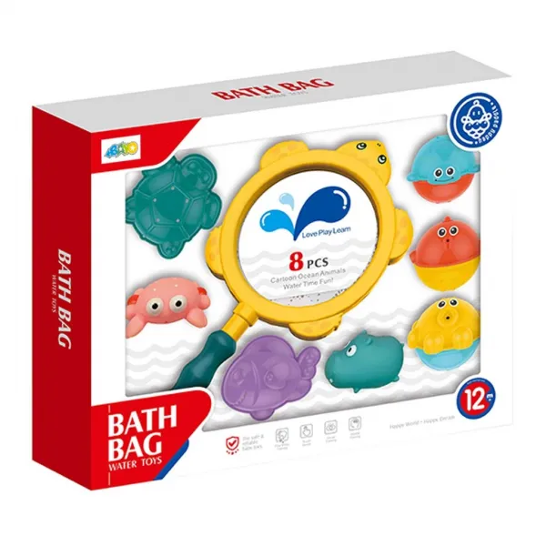 BABY MIX Hračka do kúpeľa 8ks Bayo