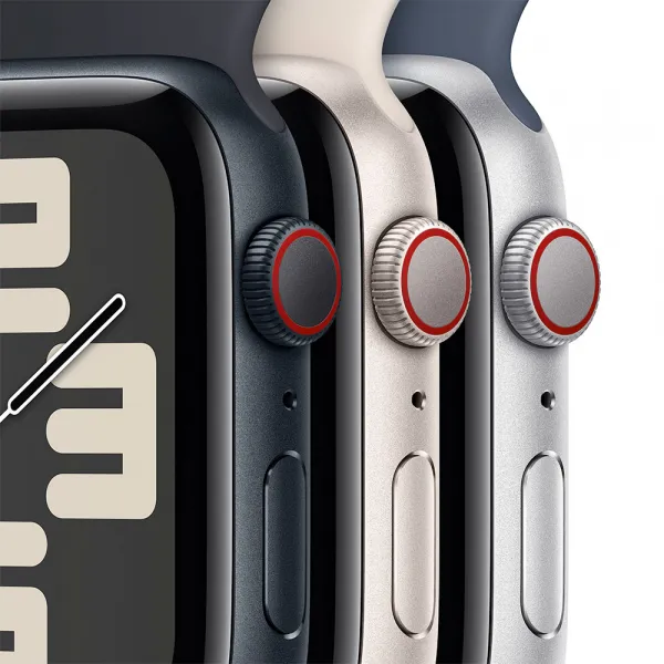 Apple Watch SE GPS + Cellular 40mm Midnight Aluminium Case with Midnight Sport Band - S/M MRG73QC/A