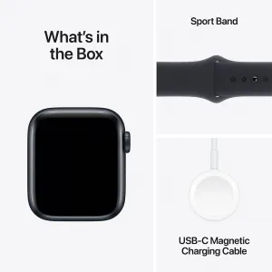 Apple Watch SE GPS + Cellular 40mm Midnight Aluminium Case with Midnight Sport Band - S/M MRG73QC/A