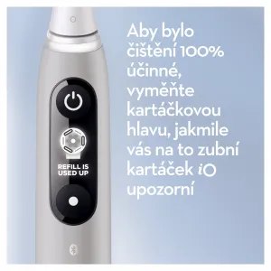 Oral-B iO Series 6 Sivá, Elektrická Zubná Kefka s Magnetickou Technológiou iO