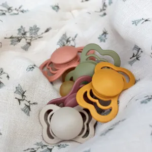 BIBS Couture anatomické cumlíky z prírodného kaučuku 2ks - veľkosť 1 - Vanilla / Olive