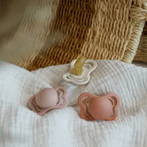 BIBS Couture anatomické cumlíky z prírodného kaučuku 2ks - veľkosť 1 - Vanilla / Olive
