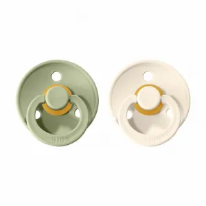 Cumlíky BIBS Colour okrúhle veľkosť 2 Sage-Ivory