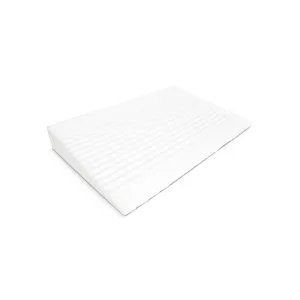 Dojčenský vankúš - klin Sensillo biely Luxe s aloe vera 60x38 cm