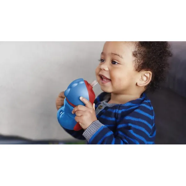 Philips Avent Hrnček so slamkou 200 ml modrý SCF78200