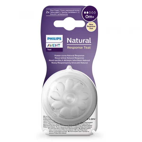 Avent Natural Response Cumlík na fľašu 2 8710103985099