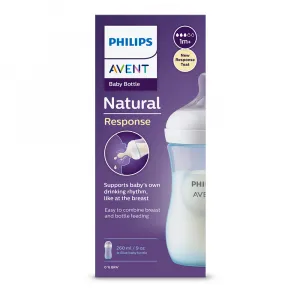 Philips Avent Natural Response Fľaša 260 ml modrá SCF69317
