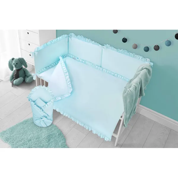 5-dielne posteľné obliečky Belisima PURE 100/135 turquoise