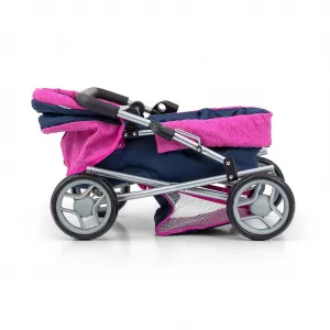 Kočík pre bábiky Milly Mally Alice Prestige Navy