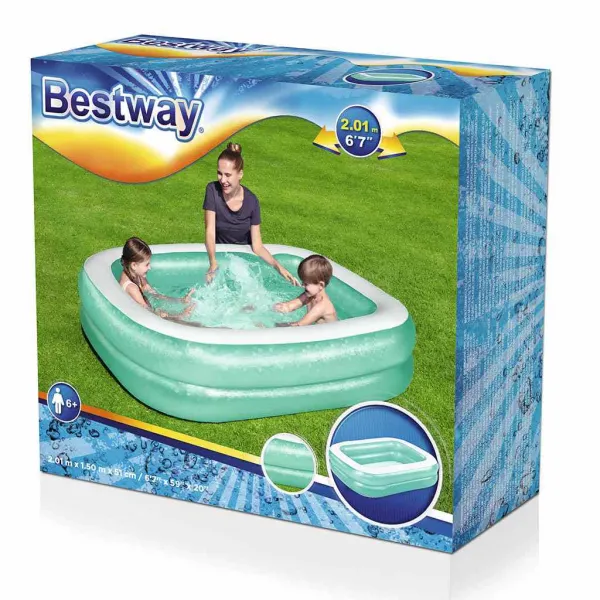 Bazén Bestway® 54005, Family, detský, nafukovací, 200x146x48 cm