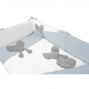 3-dielne posteľné obliečky Belisima Mouse 100/135 modré