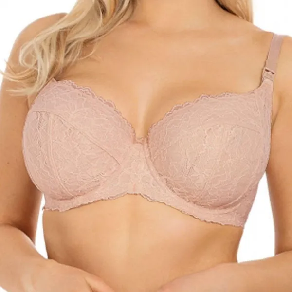 Mäkká dojčiaca podprsenka New Baby Ema béžová Farba: Béžová, Veľkosť: 95E