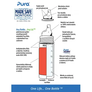 Pura termo fľaša s náustkom 260ml Unicorn