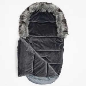 Zimný fusak New Baby Lux Fleece graphite