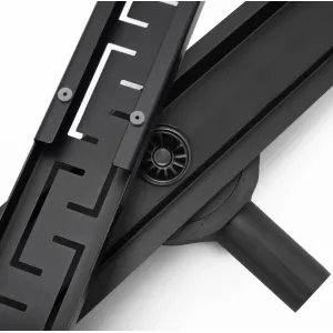 REA sprchový žľab NEREZ GREEK PRO 800 MAT BLACK