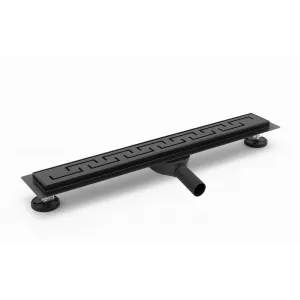 REA sprchový žľab NEREZ GREEK PRO 800 MAT BLACK