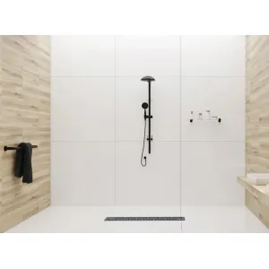 REA sprchový žľab NEREZ GREEK PRO 800 MAT BLACK