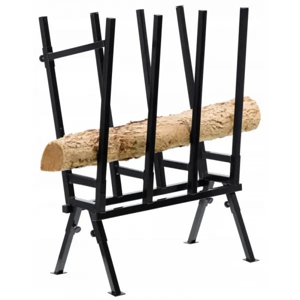 Kinekus Stojan na rezanie dreva 81x37x103 cm čierny