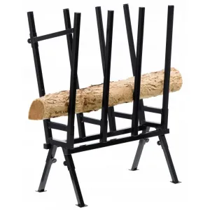 Kinekus Stojan na rezanie dreva 81x37x103 cm čierny